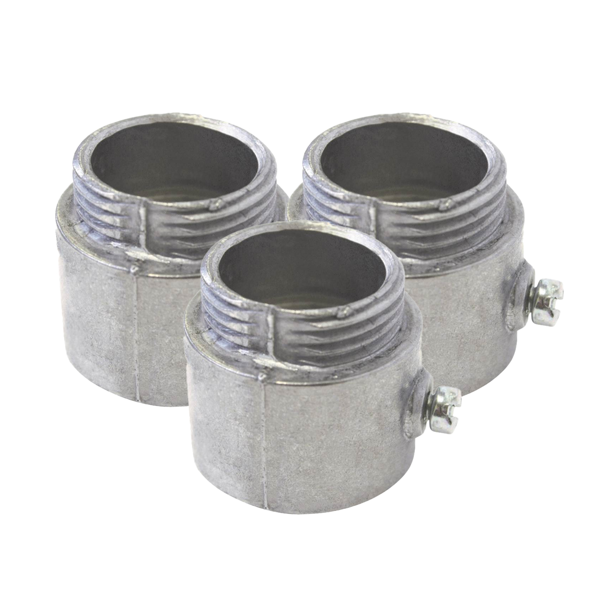 Condulete Alumínio Múltiplo Tipo X 1 Polegada Sem Pintura Com Tampa Com 3 Unidut+2 Tampões - Daisa