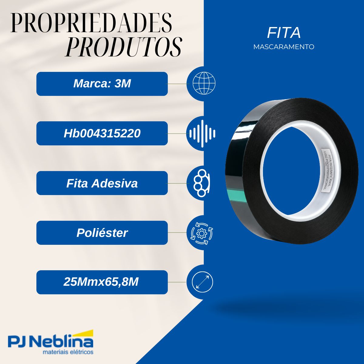 Fita Mascaramento 25Mmx65,8M Verde 8892 - 3M