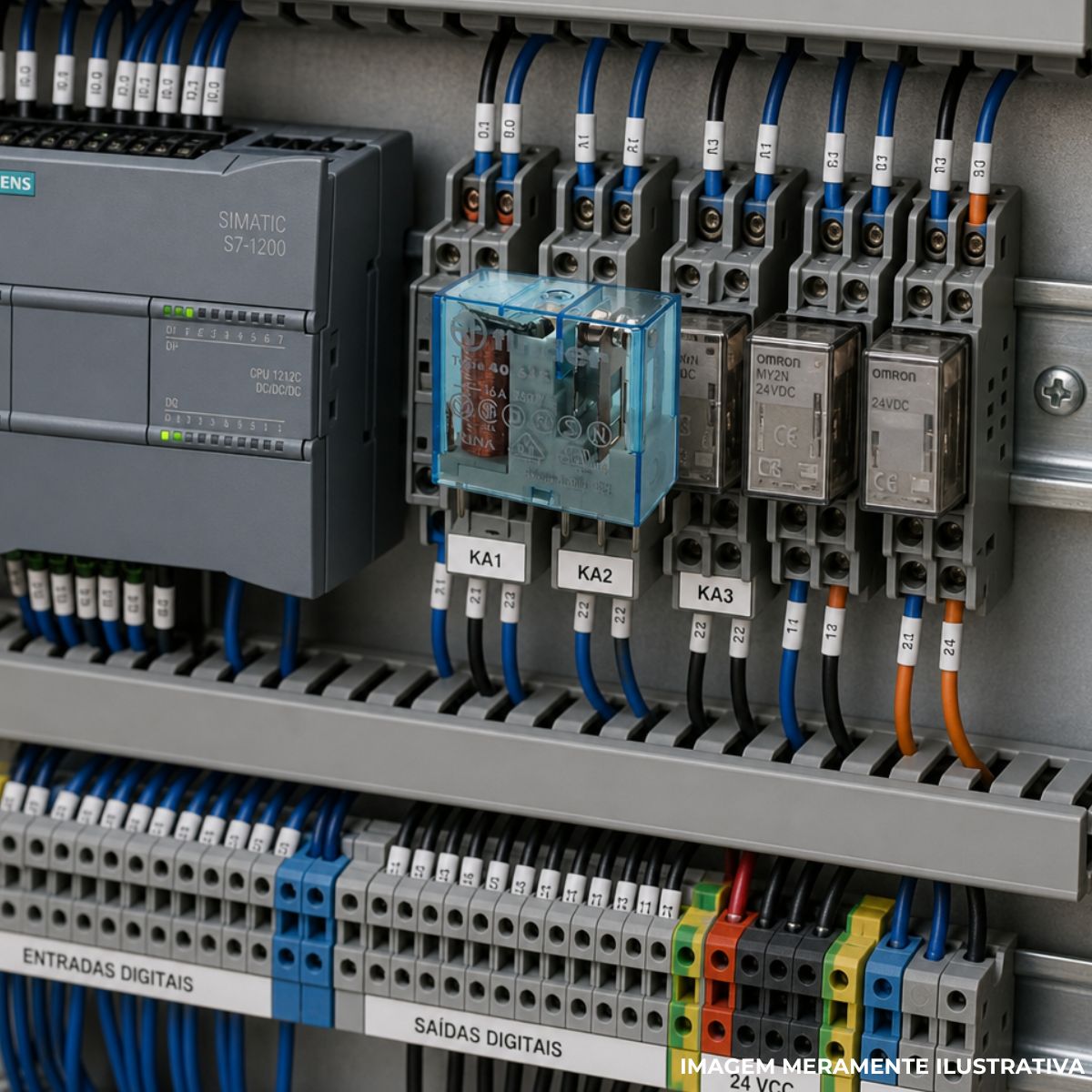 Rele Industrial Potencia 16a 48vcc 1 Rev (spdt)