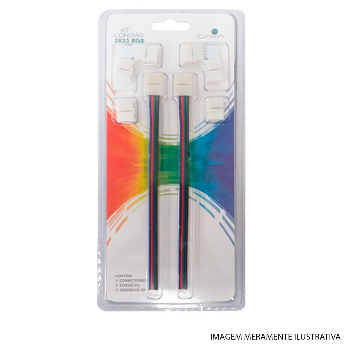 Acessório Para Fita De Led 2835 Rgb Kit De Ligação 12V 1128 - Gaya