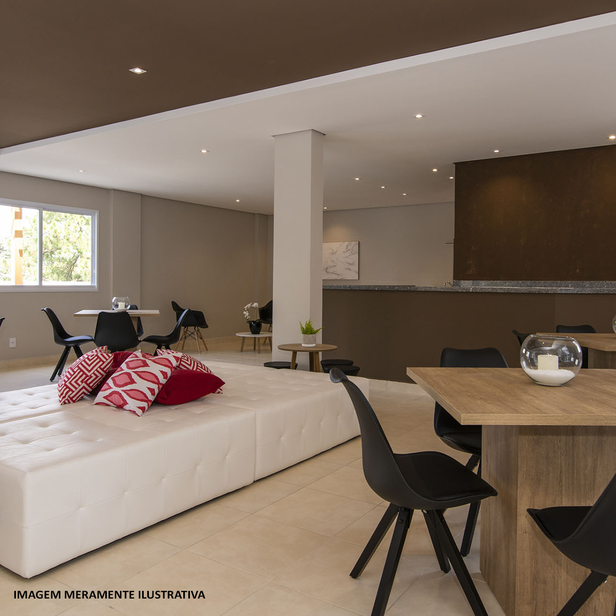 Luminária Spot Led Embutir Quadrado Preto 5W Bivolt Luz Branca 6500K 400Lm - Avant