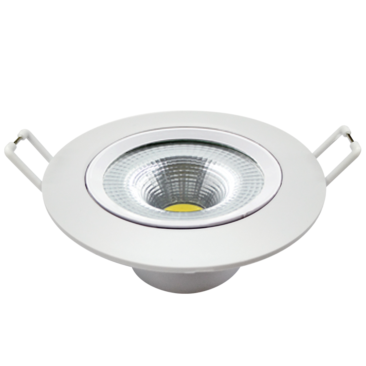 Luminária Spot Led Embutir Redondo Branco 7W Bivolt Luz Branca 6500K 630Lm - Avant