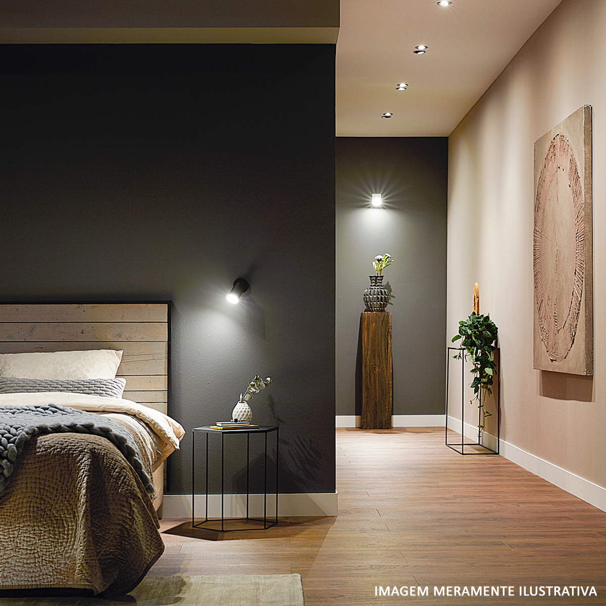 Luminária Spot Led Embutir Redonda Branco 12W Bivolt 4000K Luz Do Dia 960Lm Difusor Policarbonato Foco Direcionável Concept - Avant