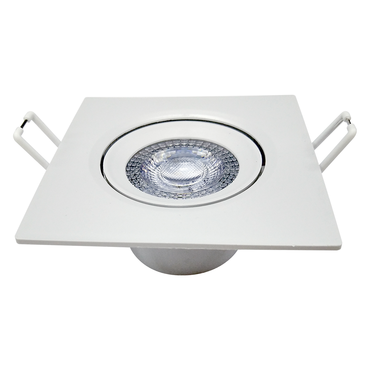 Luminária Spot Led Embutir Quadrado Branco 12W Bivolt Luz Neutra 4000K 960Lm - Avant