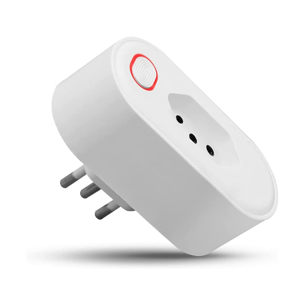 Tomada Inteligente Smart 10A Bivolt Branco Wifi Com Assistente Virtual Alexa/Google - Ekaza