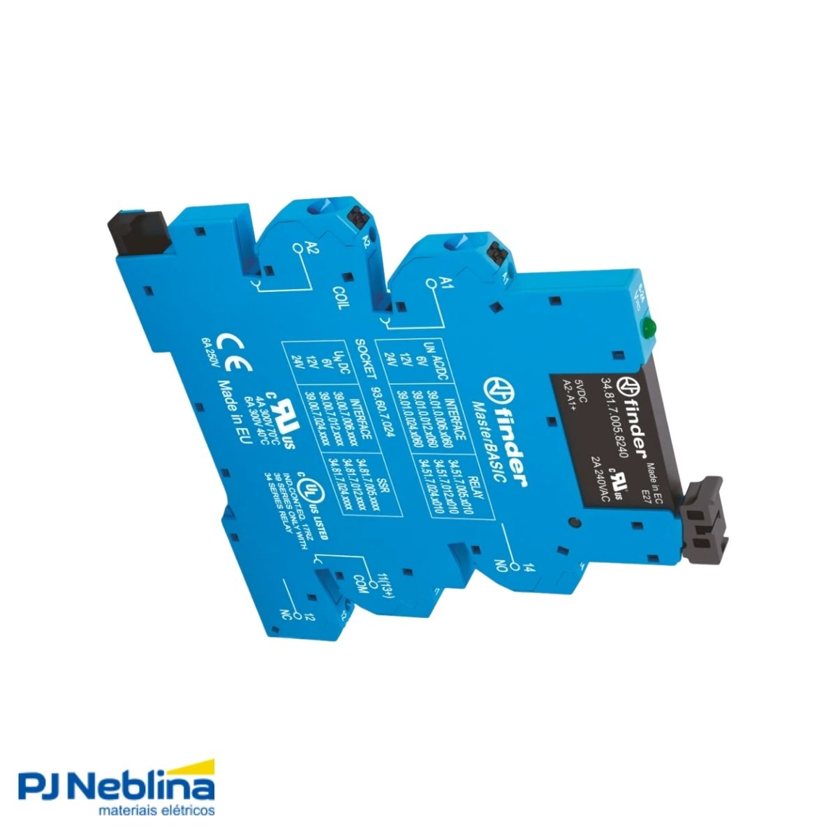 Rele Interface Mini Modular 6a 125vca/cc 1na Agni