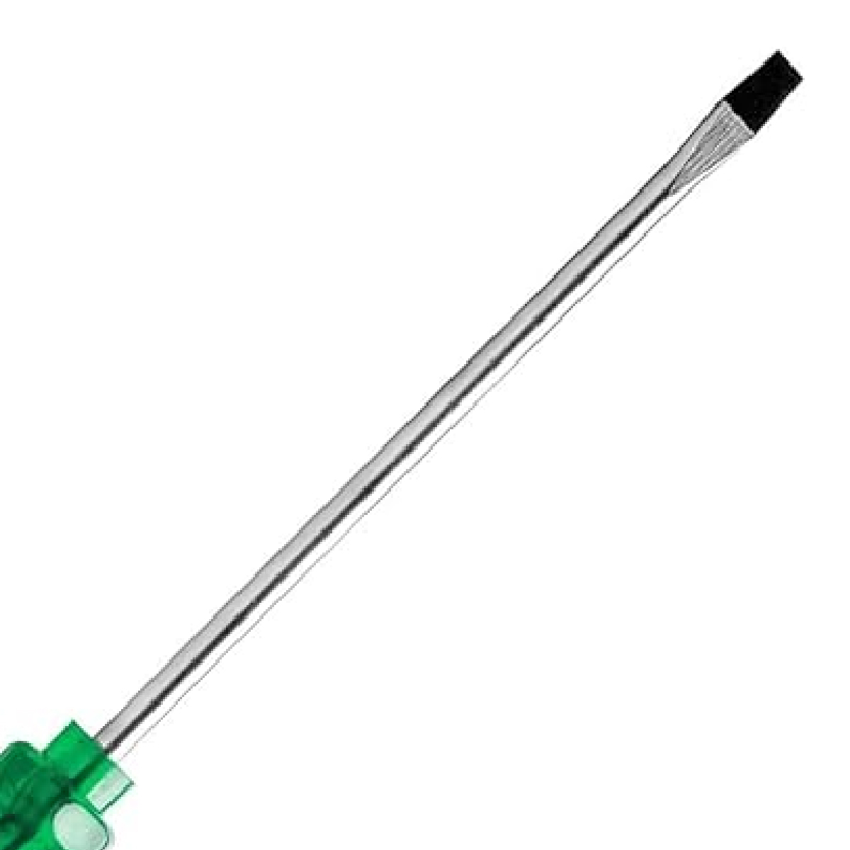 Chave Fenda Simples 1/8x2 Polegadas 3x50Mm Cabo Sextavado Verde Magnetizada - Tramontina