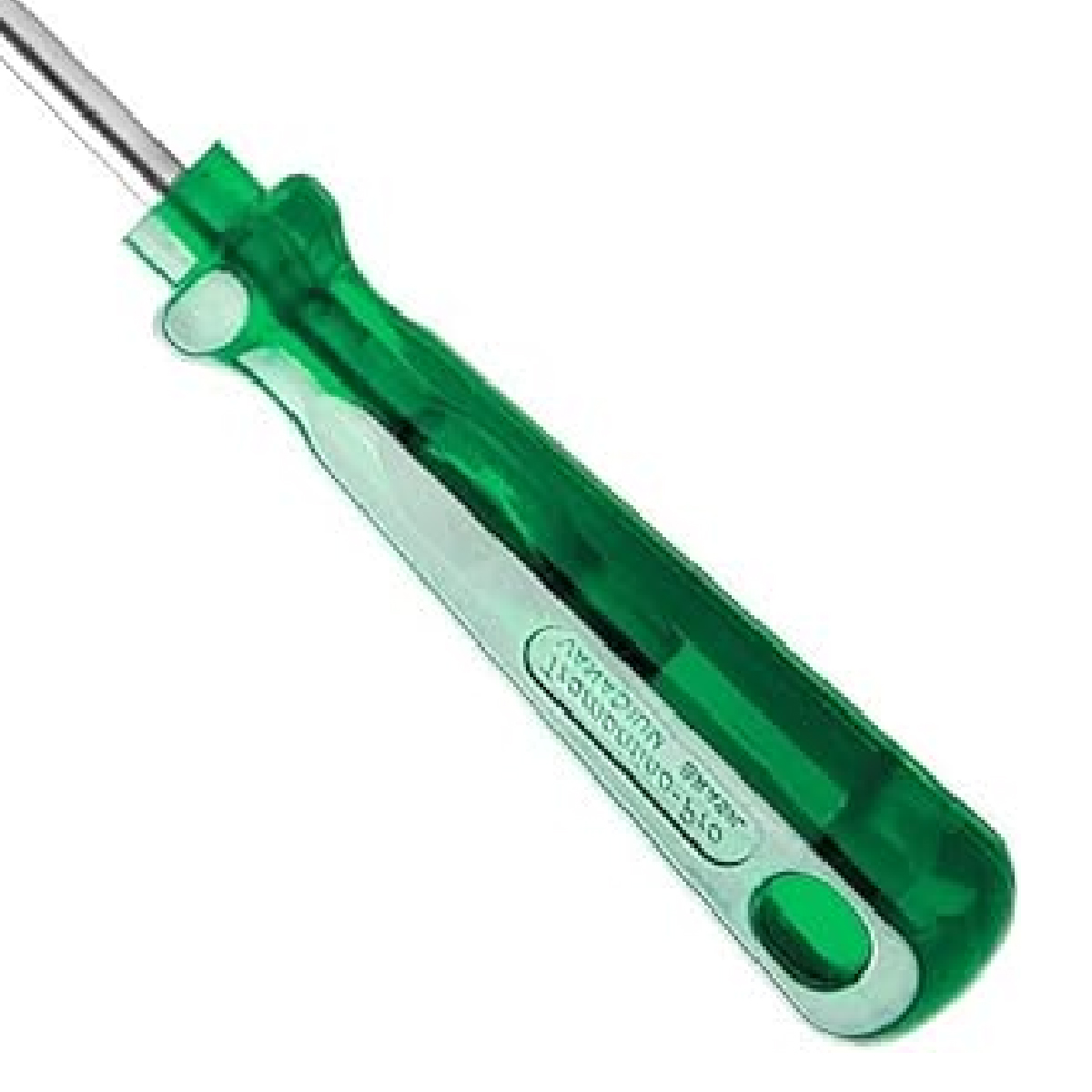 Chave Fenda Simples 1/4x14 Polegadas 6x350Mm Cabo Sextavado Verde Magnetizada - Tramontina