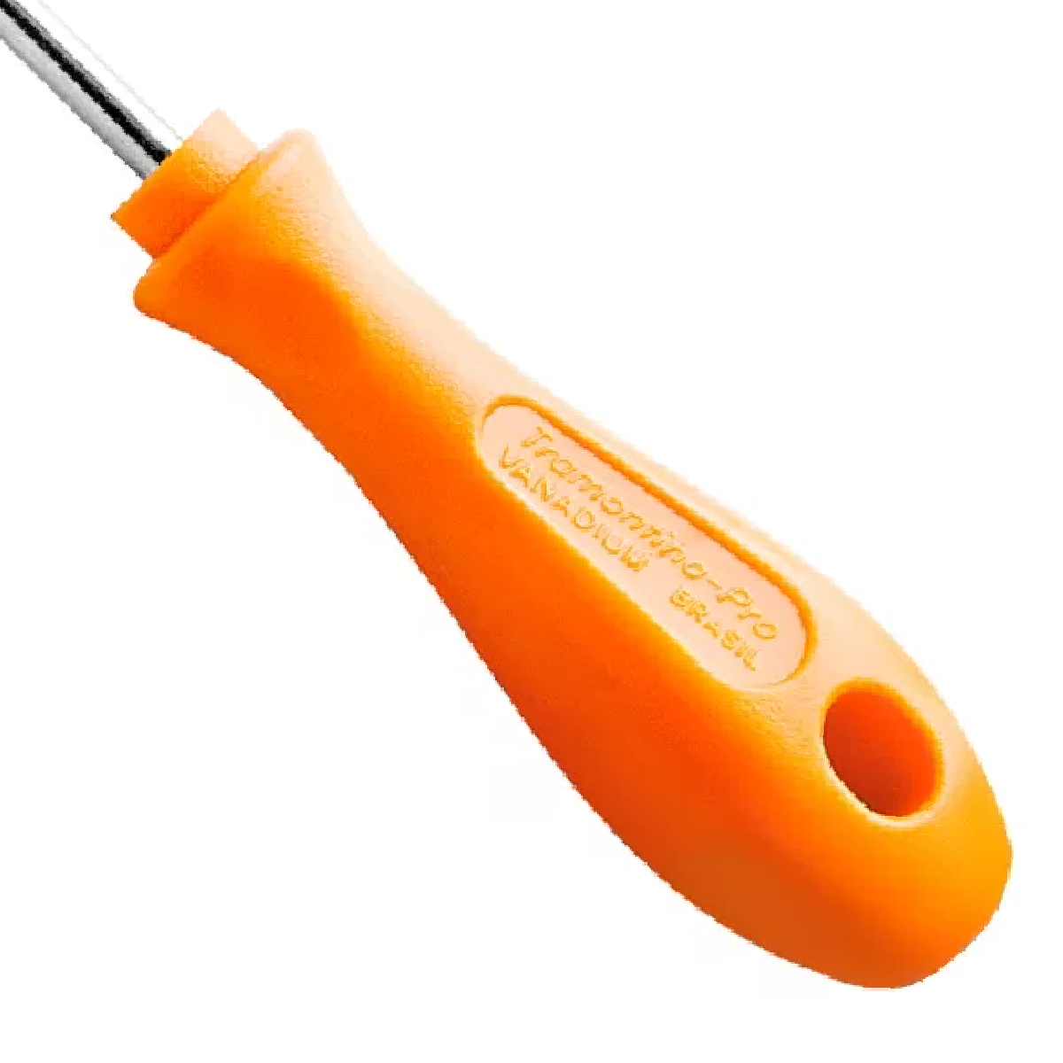 Chave Fenda Simples 1/4x10 Polegadas 6x250Mm Cabo Twister Laranja Magnetizada - Tramontina