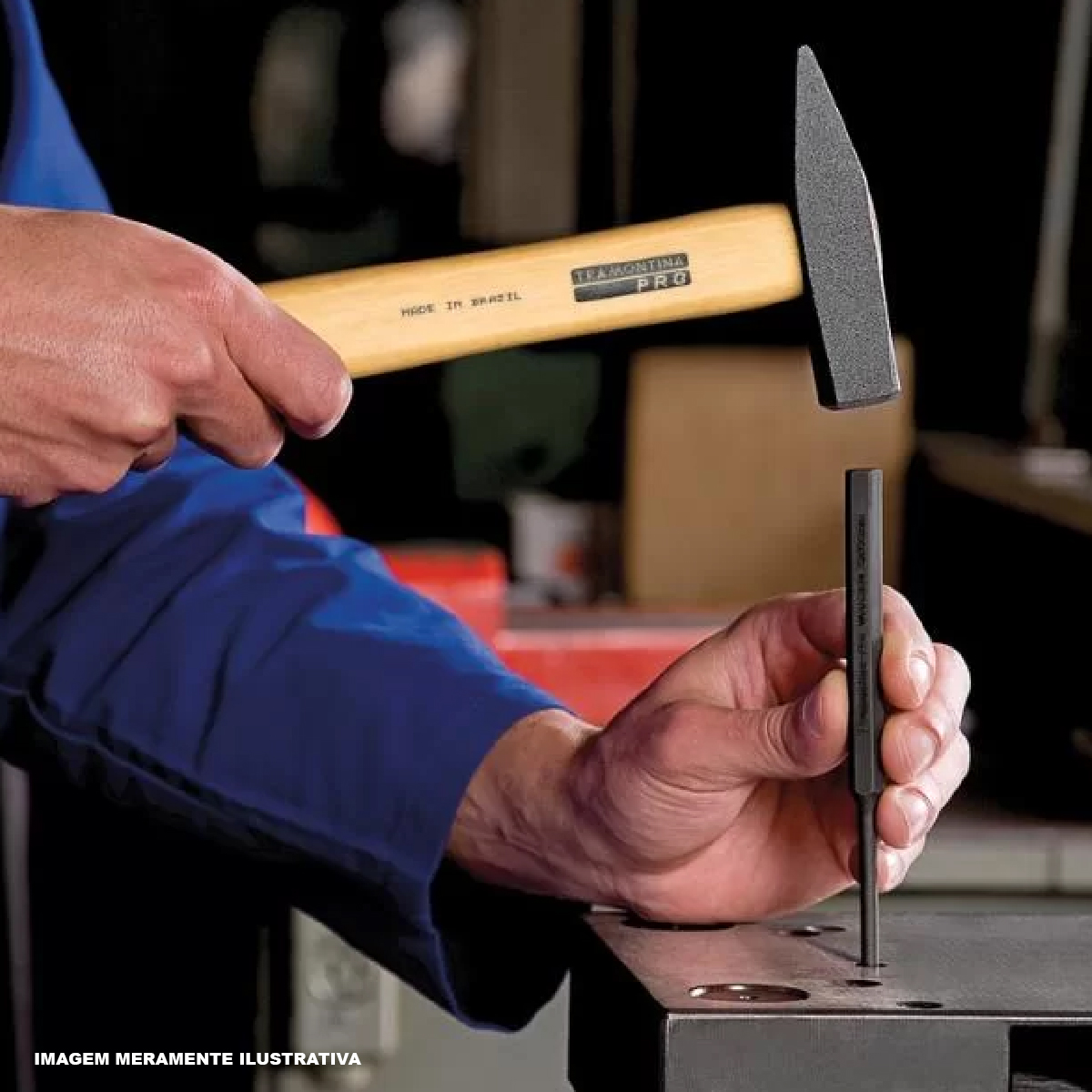 Martelo Pena 800G Aço Cabo Madeira 40440/009 - Tramontina