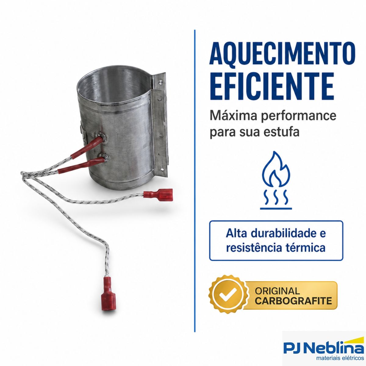 Resistência Estufa Eletrodo 10/10T Ecg-35/45 - Carbografite