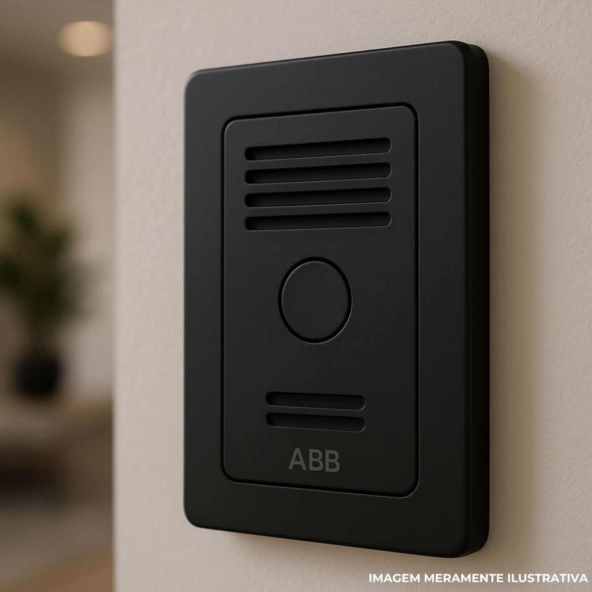 Modulo Campainha Cigarra 1 Modulo Bivolt Preto Unno Life - Abb