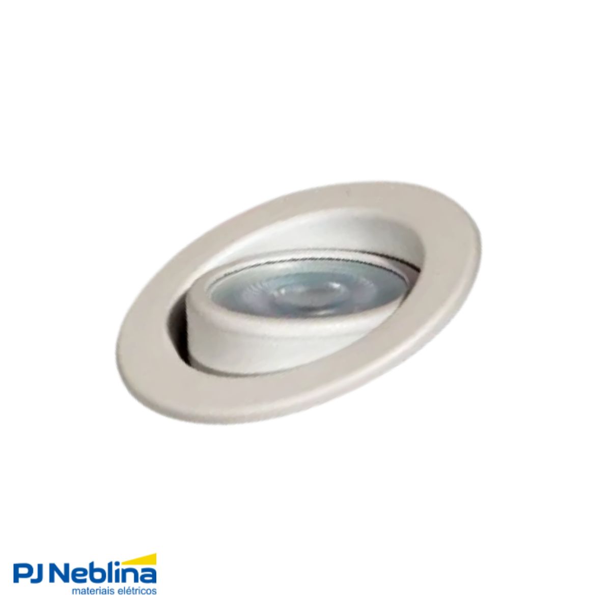 Luminária Spot Embutir Redondo Branco P/Lâmpada Par16 50W Gu10 Bivolt Foco Direcionável - Golight