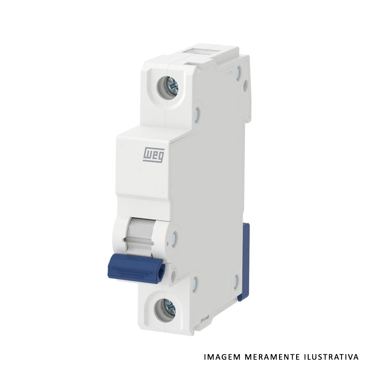 Disjuntor Mini Din Unipolar 10A Curva C 5Ka 230/400V 50/60Hz Weg