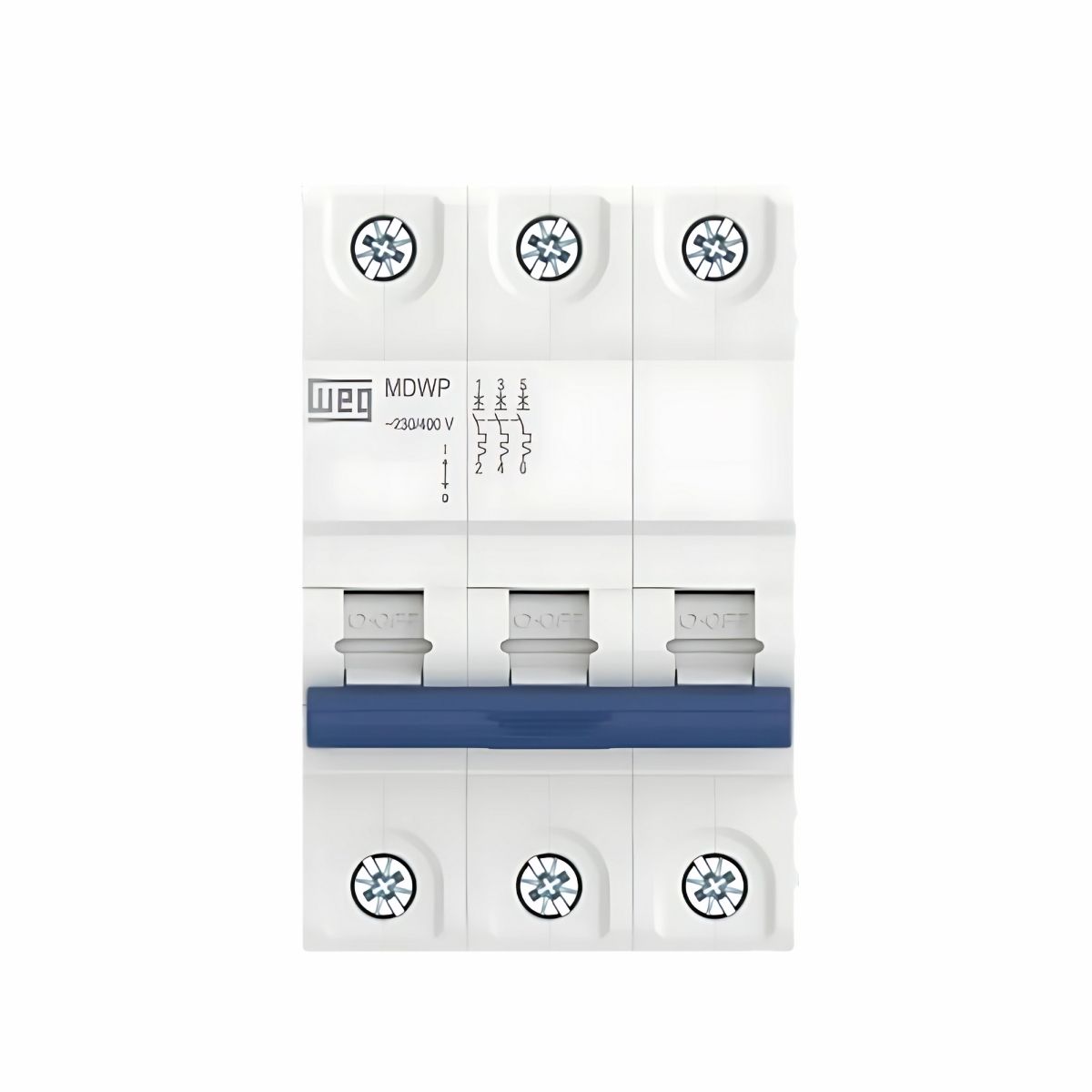 Disjuntor Mini Din Tripolar 32A Curva C 5Ka 230/400V - Weg