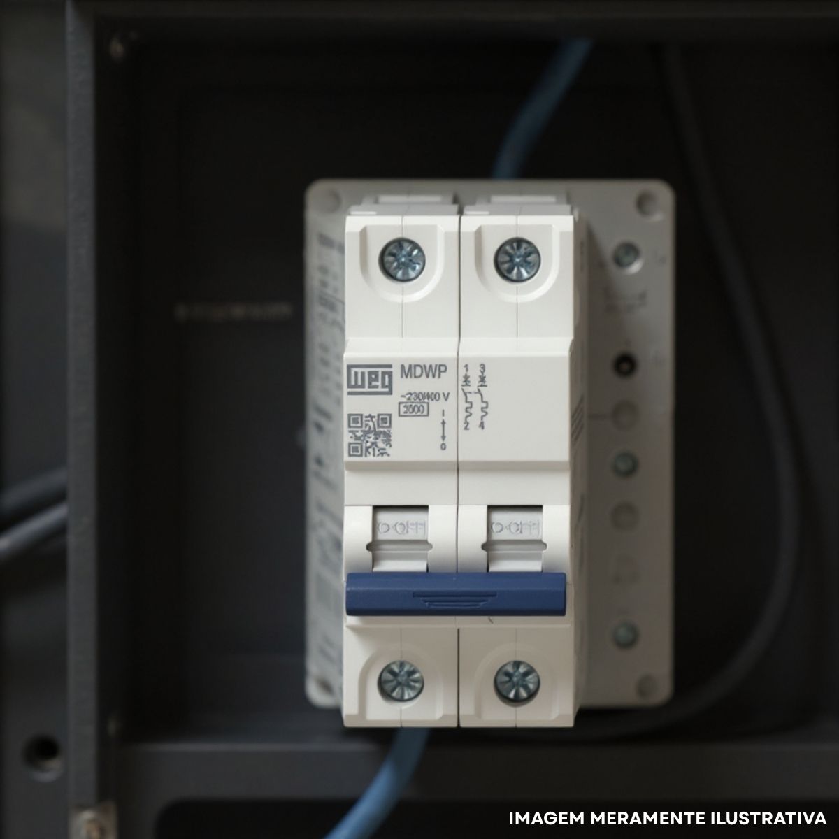 Disjuntor Mini Din Bipolar 25A Curva C 5Ka 230/400V - Weg