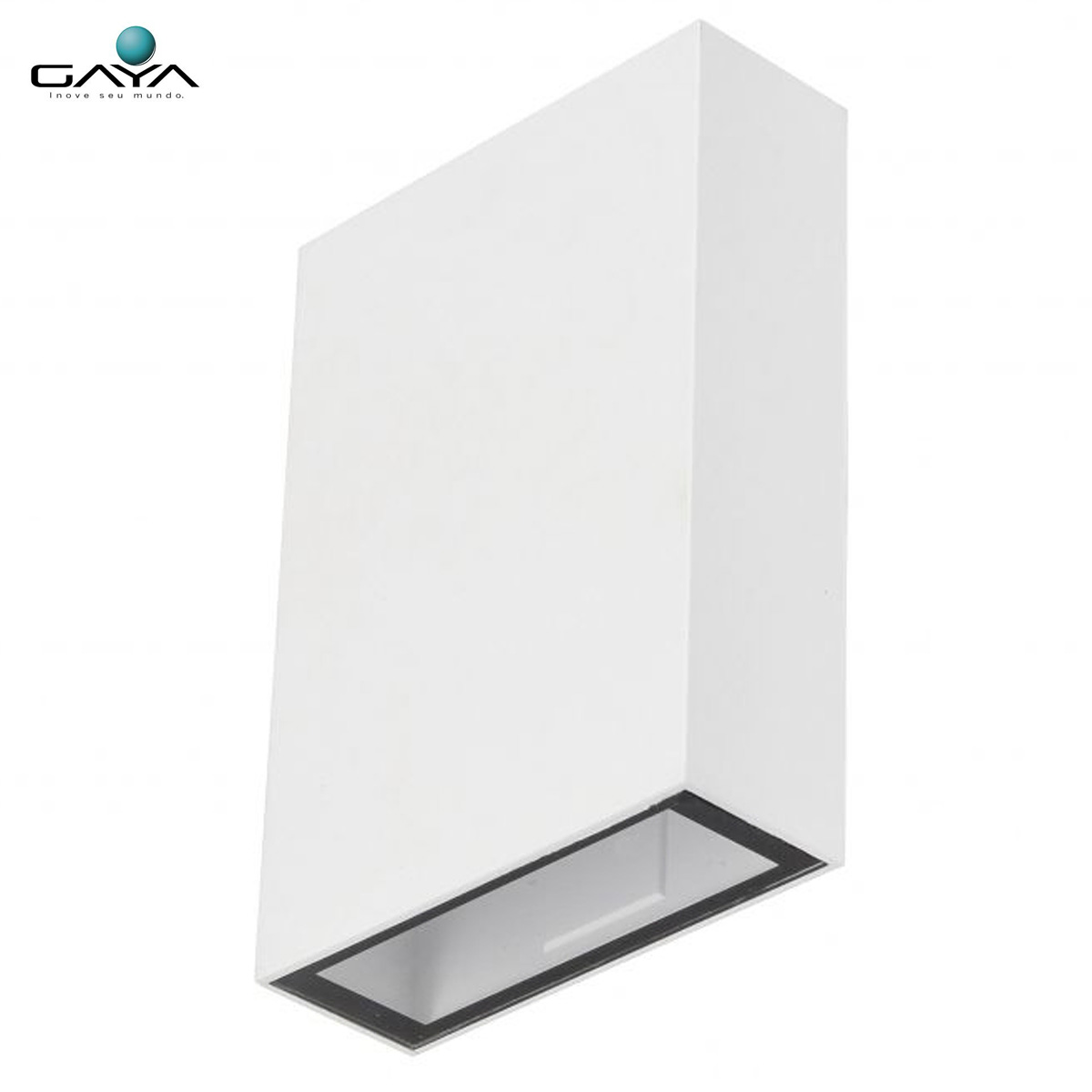 Luminária Arandela Led Cube Branco 4W 3000K Luz Amarela 140Lm 9682 - Gaya