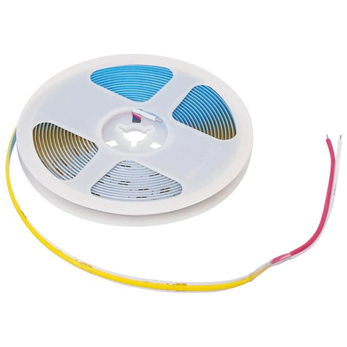 Fita Led Cob 9W/M 12V 6500K Branco Frio 900Lm/M Rele Com 5 Metros 1135 Gaya