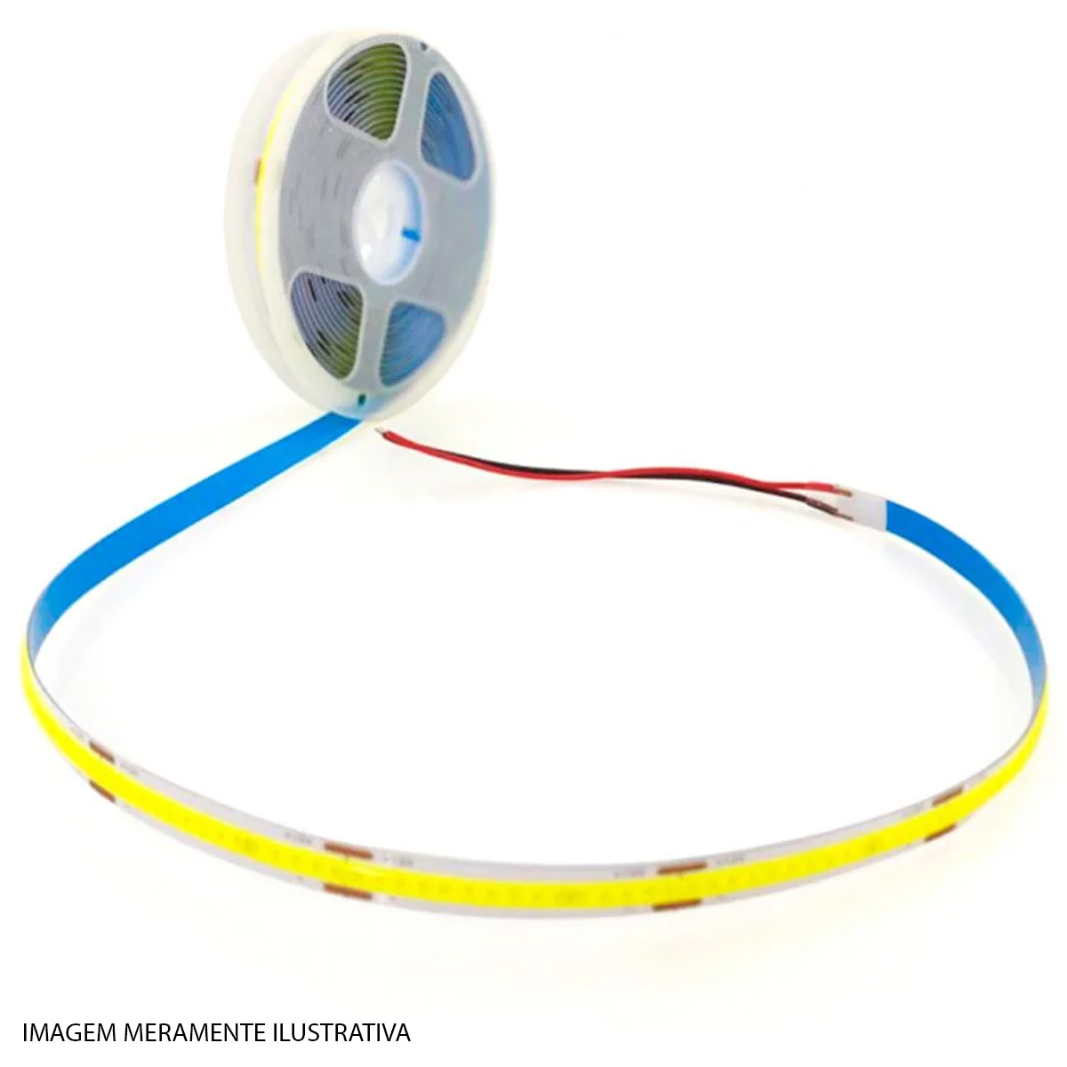 Fita Led Cob 9W/M 12V 6500K Branco Frio 900Lm/M Rele Com 5 Metros 1135 Gaya