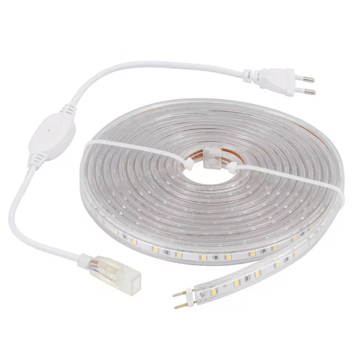 Fita Led 5050 14,4W/M 110V 6000K Luz Branca 600Lm/M Rolo Com 5 Metros 9027 - Gaya