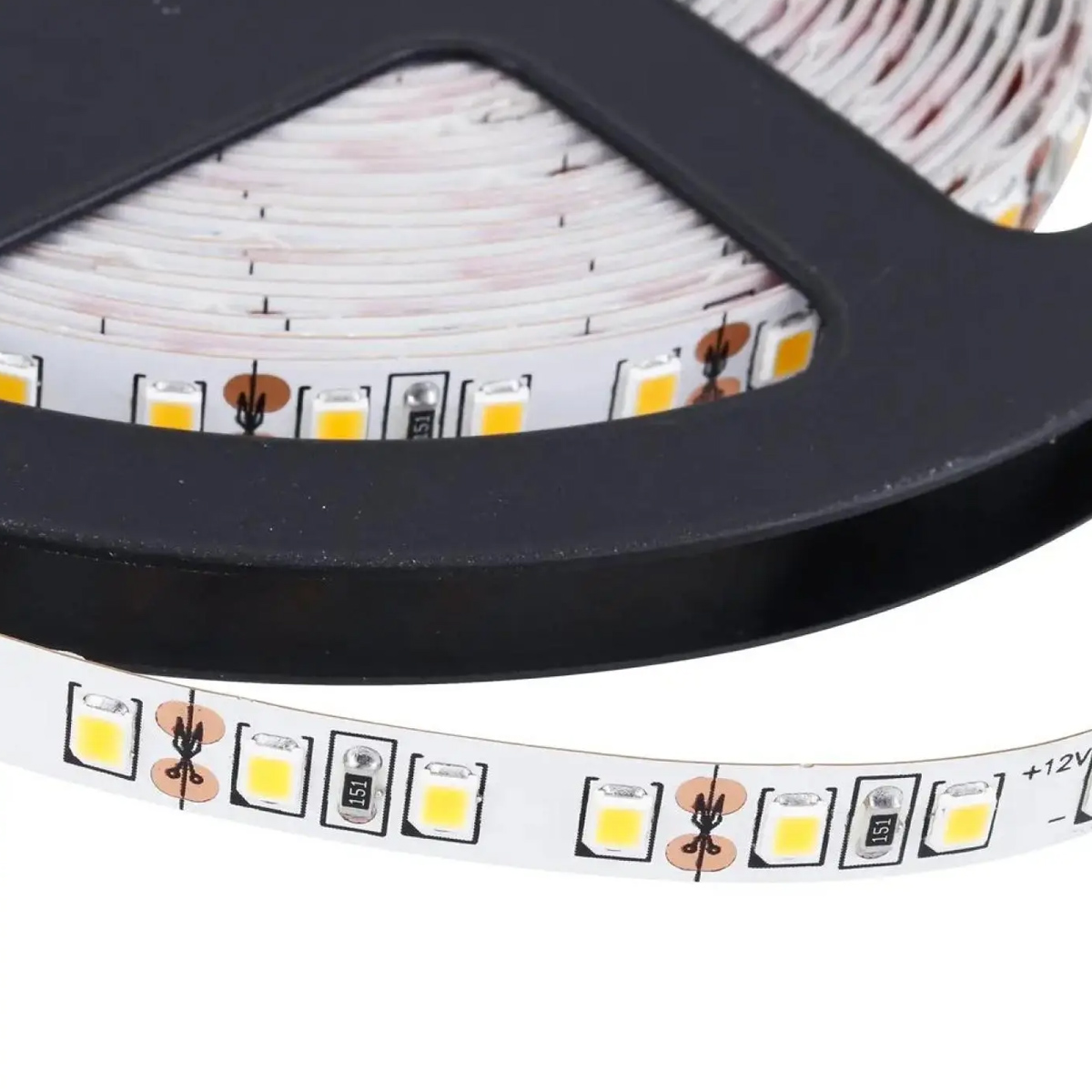 Fita Led Super Brilho 12W/M 12V 6000K Luz Branca 1000Lm/M Rolo Com 5 Metros 9047 - Gaya