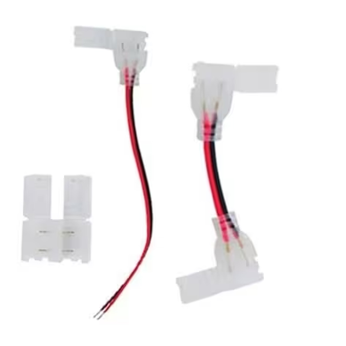 Kit Conexão 2 Conectores, 2 Emendas, 2 Emendas Em L 9W Cob 12/24V 3386 Gaya