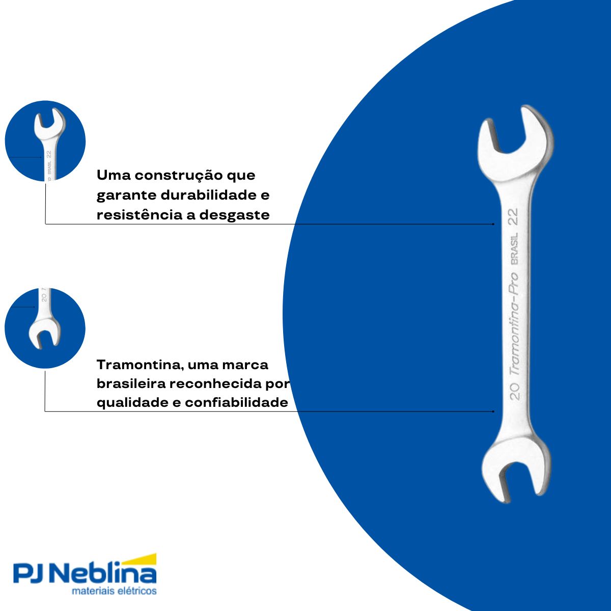 Chave Fixa 1.1/16X1.1/8 - Tramontina