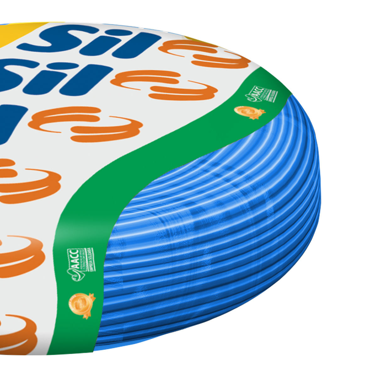 Cabo Flexível 750V Pvc 2,50Mm Azul 70G Rolo Com 10 Metros - Sil