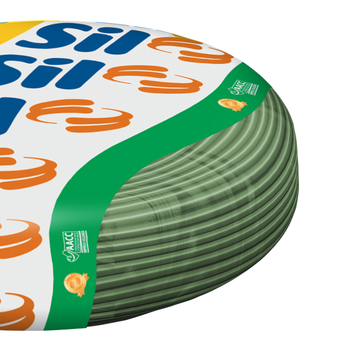 Cabo Flexível 750V Pvc 2,50Mm Verde 70G Rolo Com 10 Metros - Sil