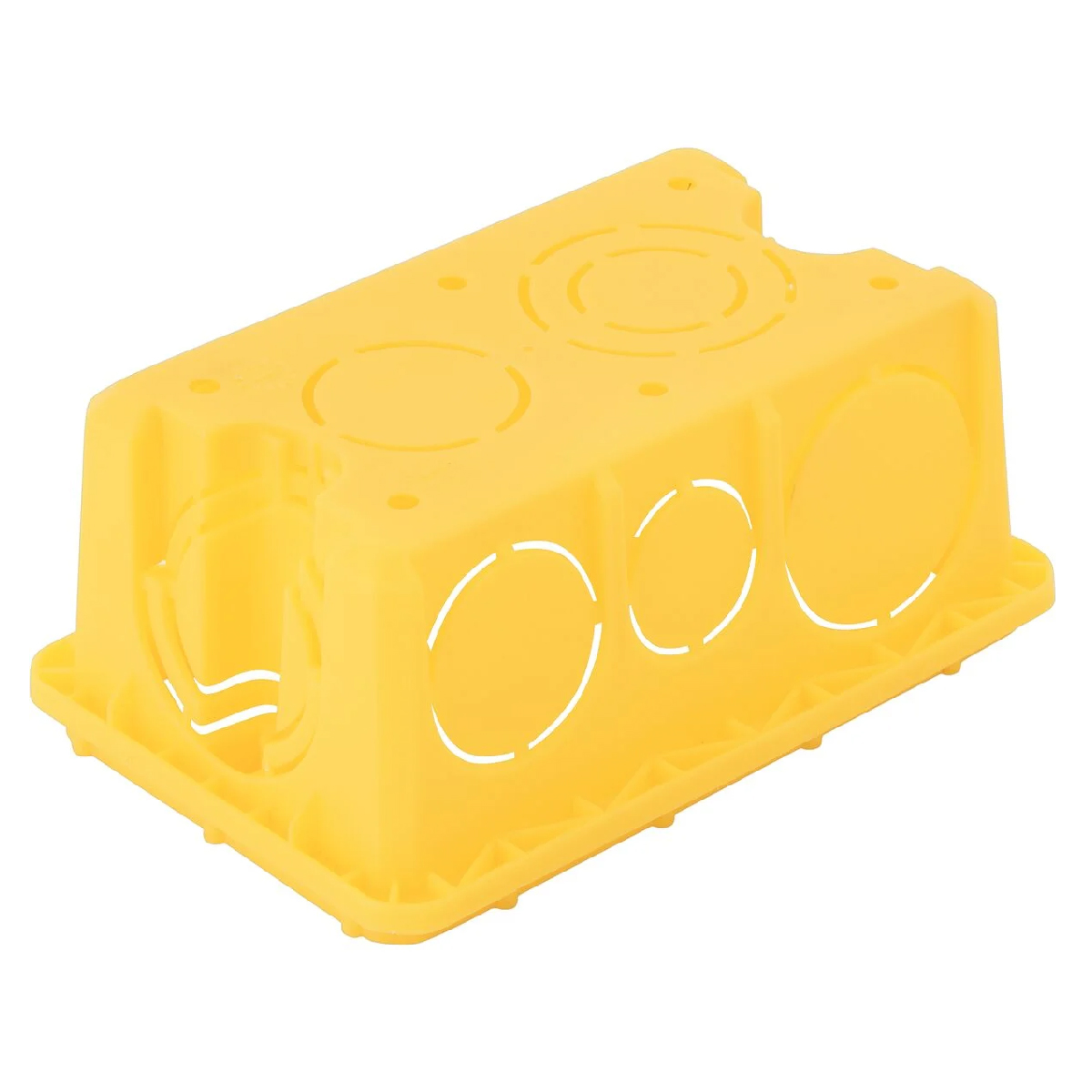 Caixa Derivacão Embutir Parede 4X2 Amarelo Pvc 57500/044 - Tramontina