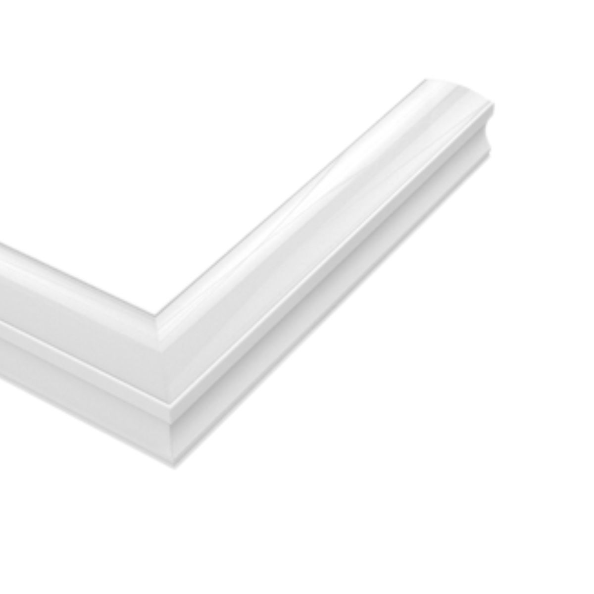 Conector P/ Perfil De Sob. 17,2Mmx14,4Mm Conexão Teto-Parede Branco Difusor Branco - Luminatti