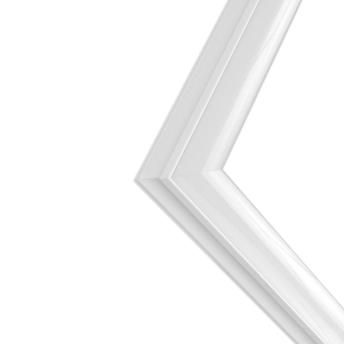 Conector P/ Perfil De Sob. 17,2Mmx14,4Mm Conexão Teto-Parede Branco Difusor Branco - Luminatti