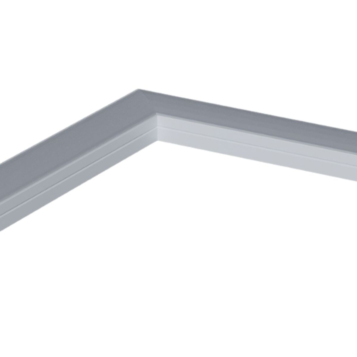 Conector P/ Perfil Nano De Sob. 17,5Mmx9Mm Conexão Parede-Parede Branco Difusor Branco - Luminatti