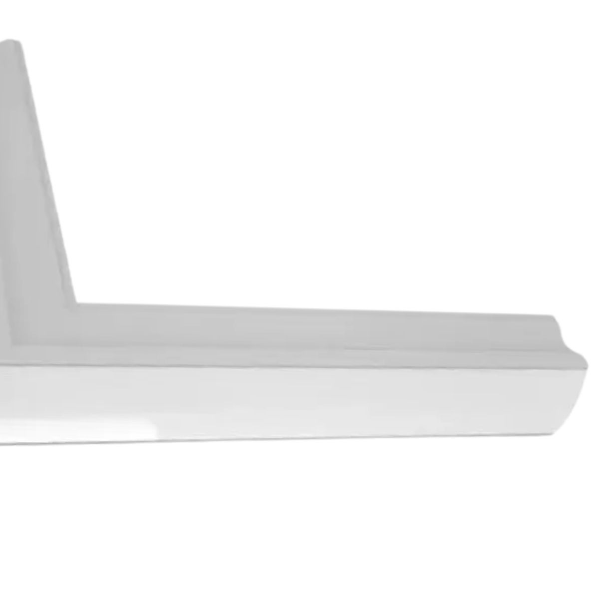 Conector P/ Perfil Nano De Sobrepor 17,5Mmx9Mm Conexão Joelho Positivo Branco Difusor Branco - Luminatti