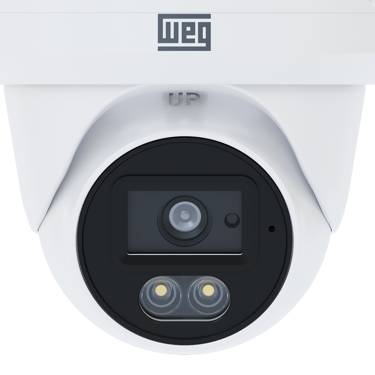 Câmera Segurança Dome Full Hd 1920X1080Px 2,8Mm Night Color Ip 12Vcc Ip66 Branco Wcam 16994356 - Weg