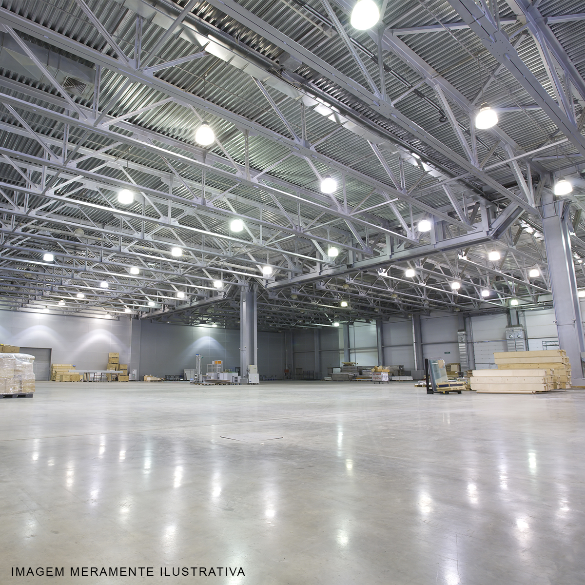 Lâmpada Led Bulbo Alta Potência T 150W Bivolt E40 6500K Luz Branca 11250Lm 25000H 140x256mm Avant