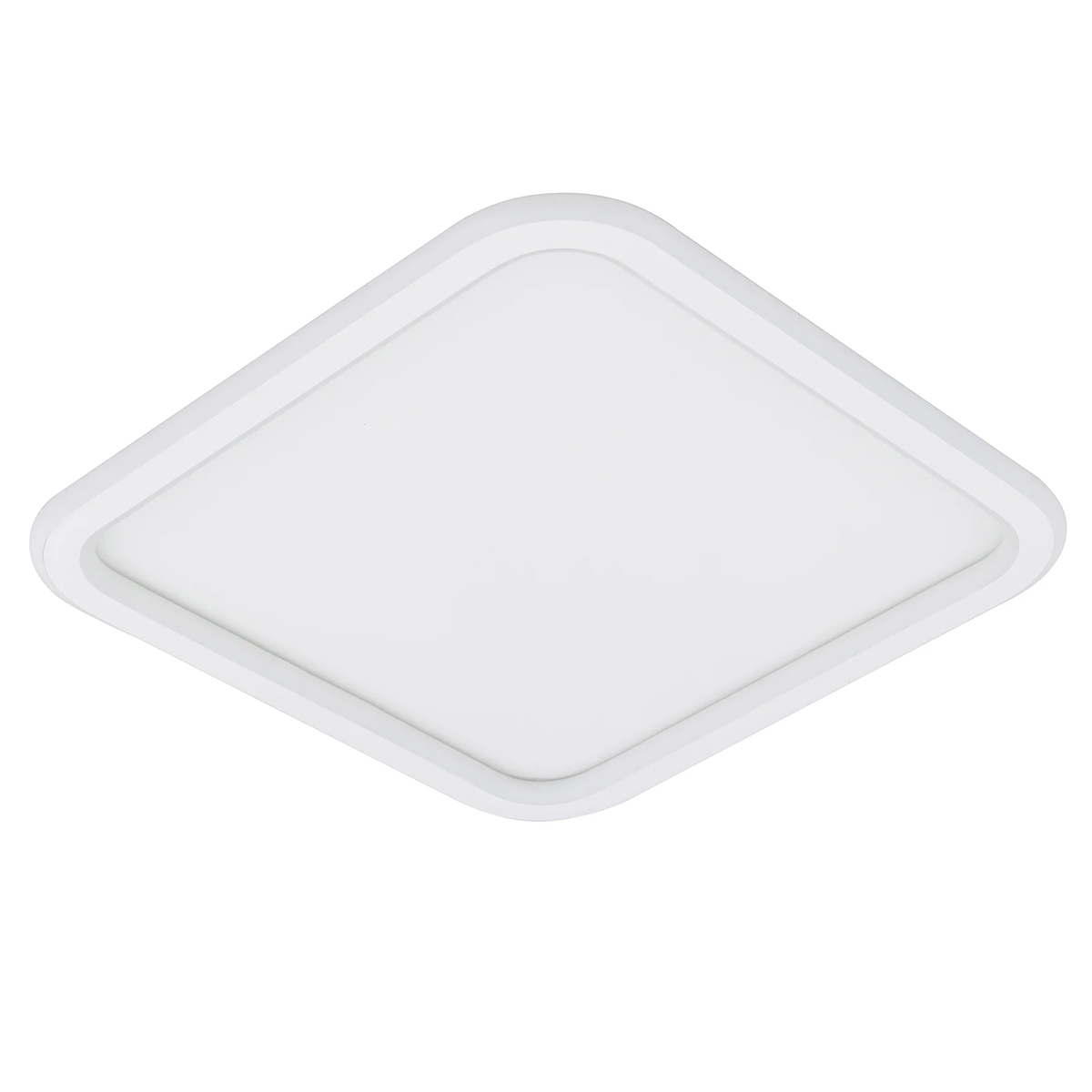 Luminária Plafon Led Sobrepor Slin Quadrado 60/120W Bivolt Luz Amarela/Neutra/Branca 3000/4000/6000K - Hevvy