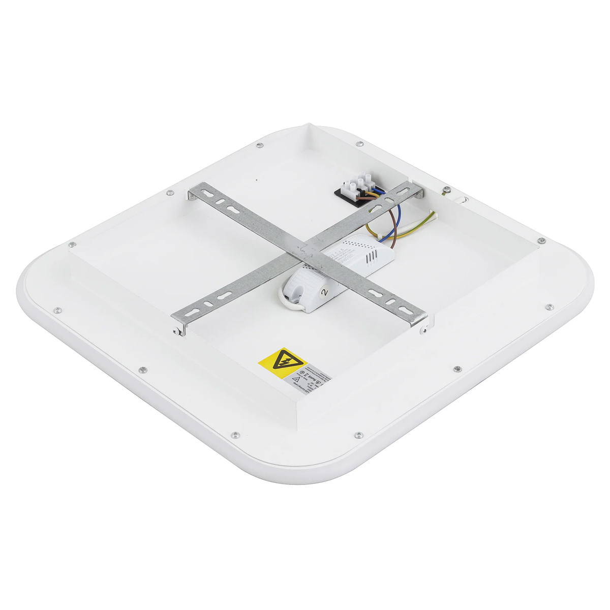 Luminária Plafon Led Sobrepor Slin Quadrado 60/120W Bivolt Luz Amarela/Neutra/Branca 3000/4000/6000K - Hevvy