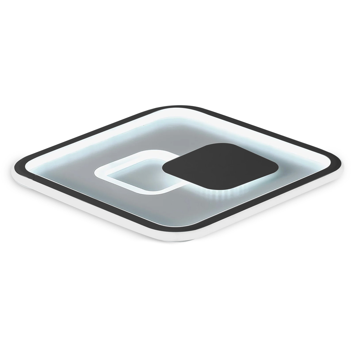 Luminária Plafon Led Sobrepor Slin 60/120W Bivolt Luz Amarela/Neutra/Branca 3000/4000/6000K - Hevvy