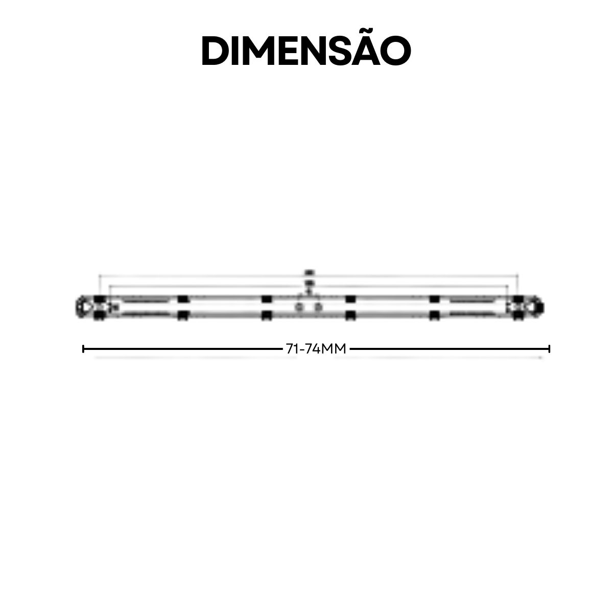 Luminaria Hermetica Led Sobrepor 53w 220-240v 4000k Branco N