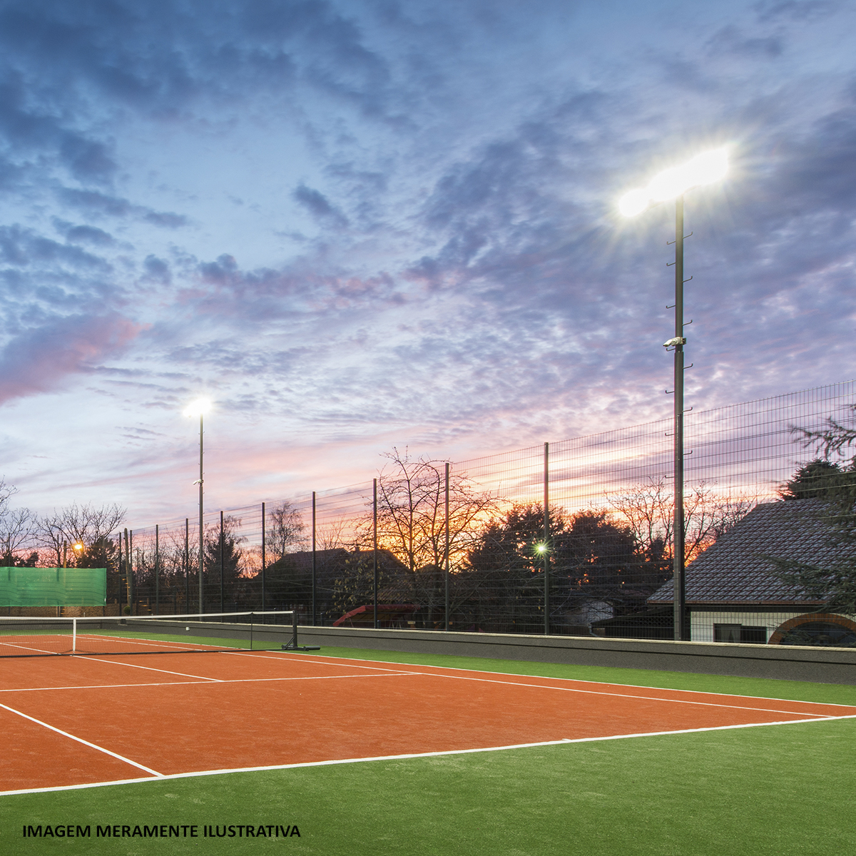 Luminária Refletor Led Retangular Sobrepor Preto 100W Bivolt Rgb Difusor Vidro Temperado 120G - Avant