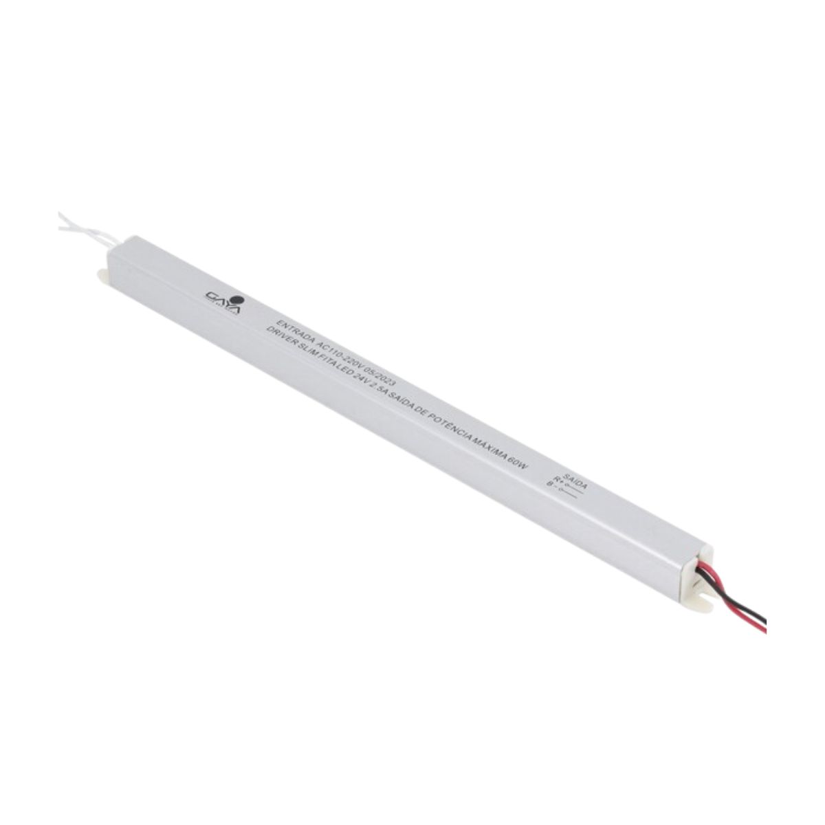 Driver Led Slim 60W 2,5A 24V Bivolt Ip20 - Gaya