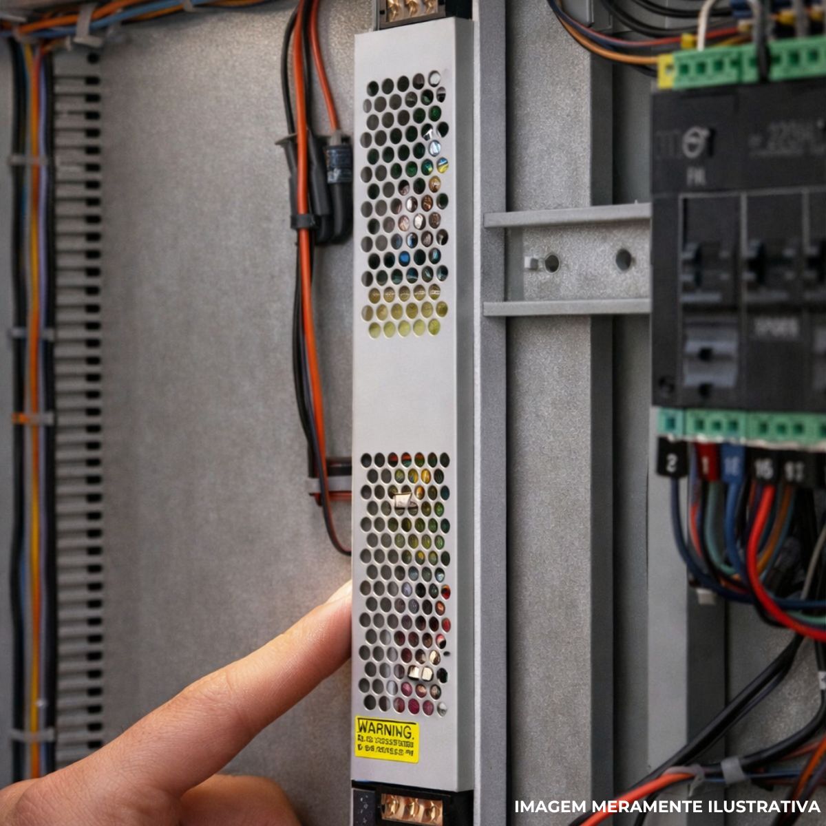 Driver Led Slim 200W 8A 24V Bivolt Ip20 - Gaya