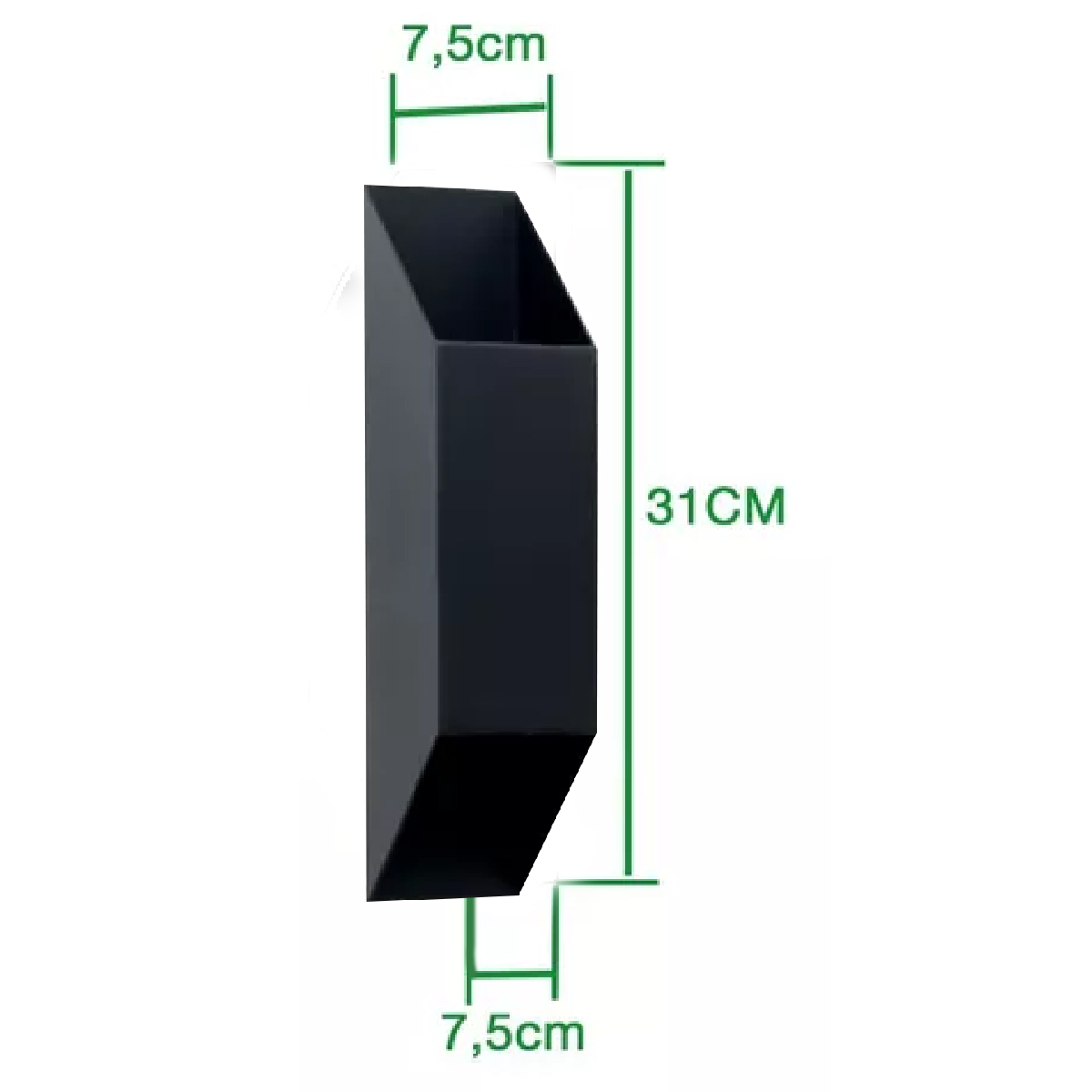 Luminária Arandela Flash Preto Para Lâmpada Mr11 2xGu10 Difusor Vidro Transparente - Ideal Iluminação