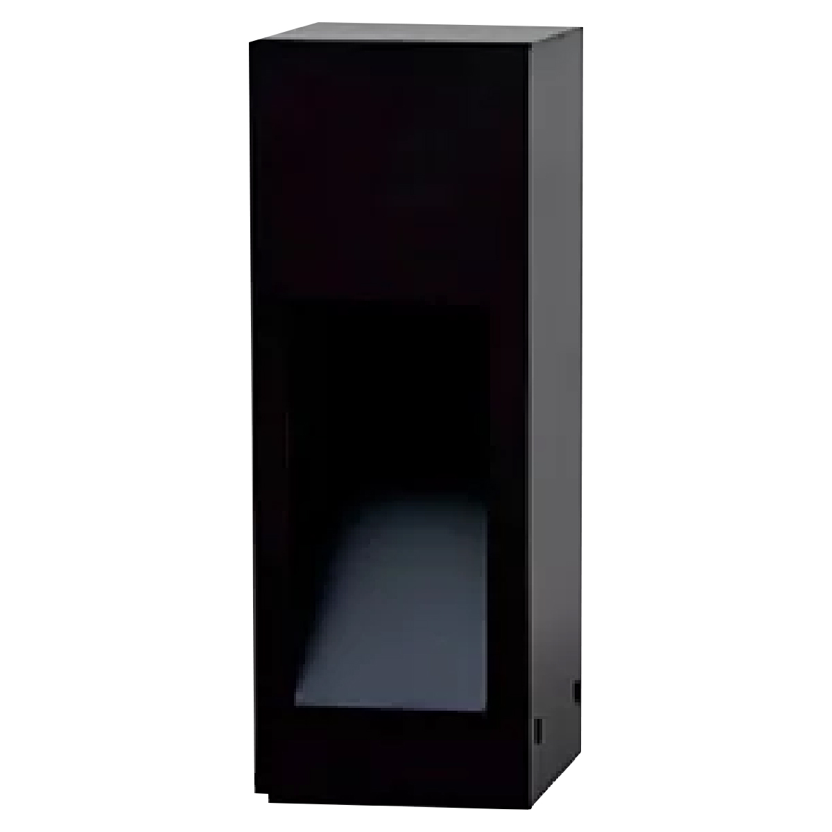 Luminária Balizador Jardim Flash Preto Texturizado Para Lâmpada Mr11 Gu10 - Ideal Iluminação