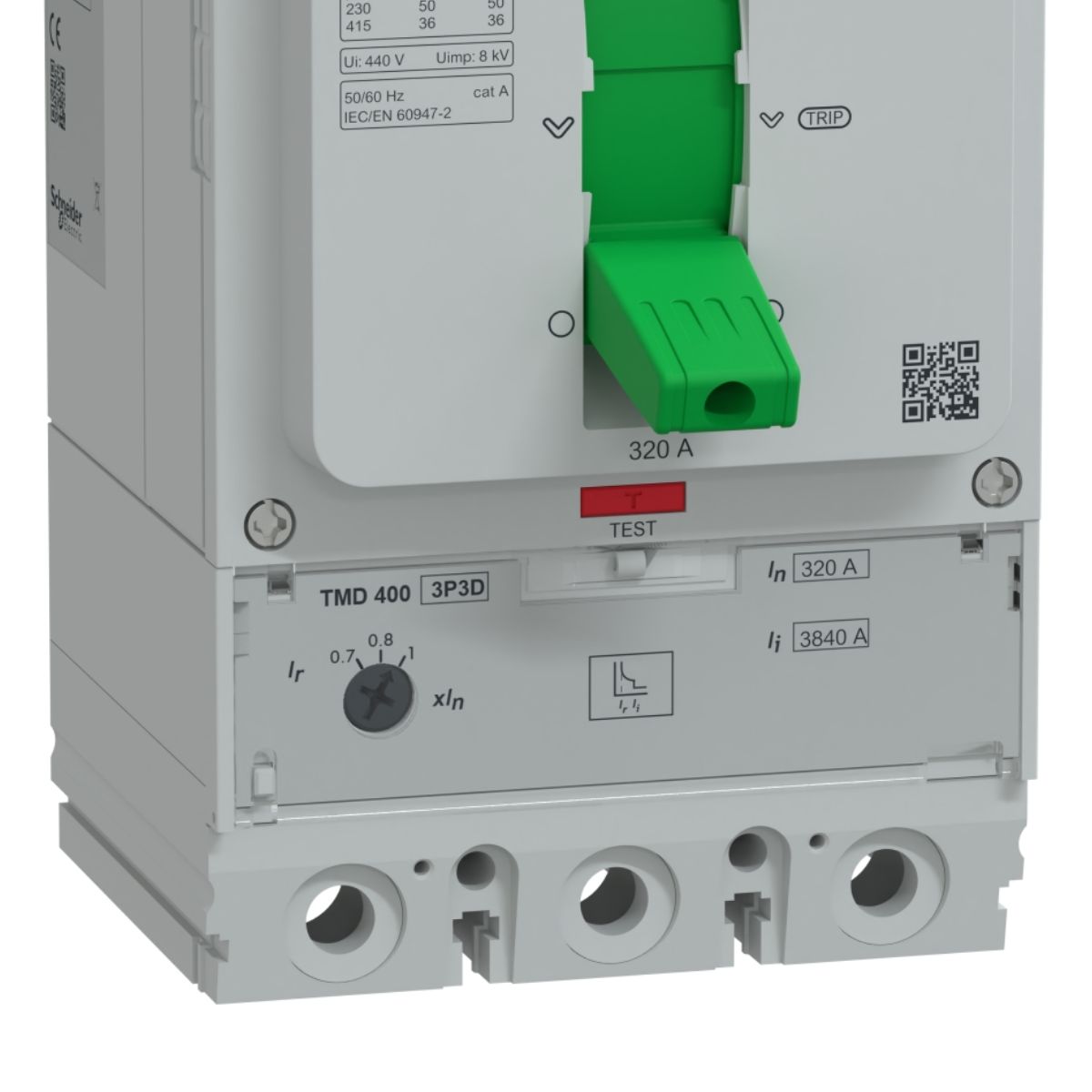 Disjuntor Caixa Moldada Tripolar 224-320A 36Ka 380/415V 50/60Hz - Schneider