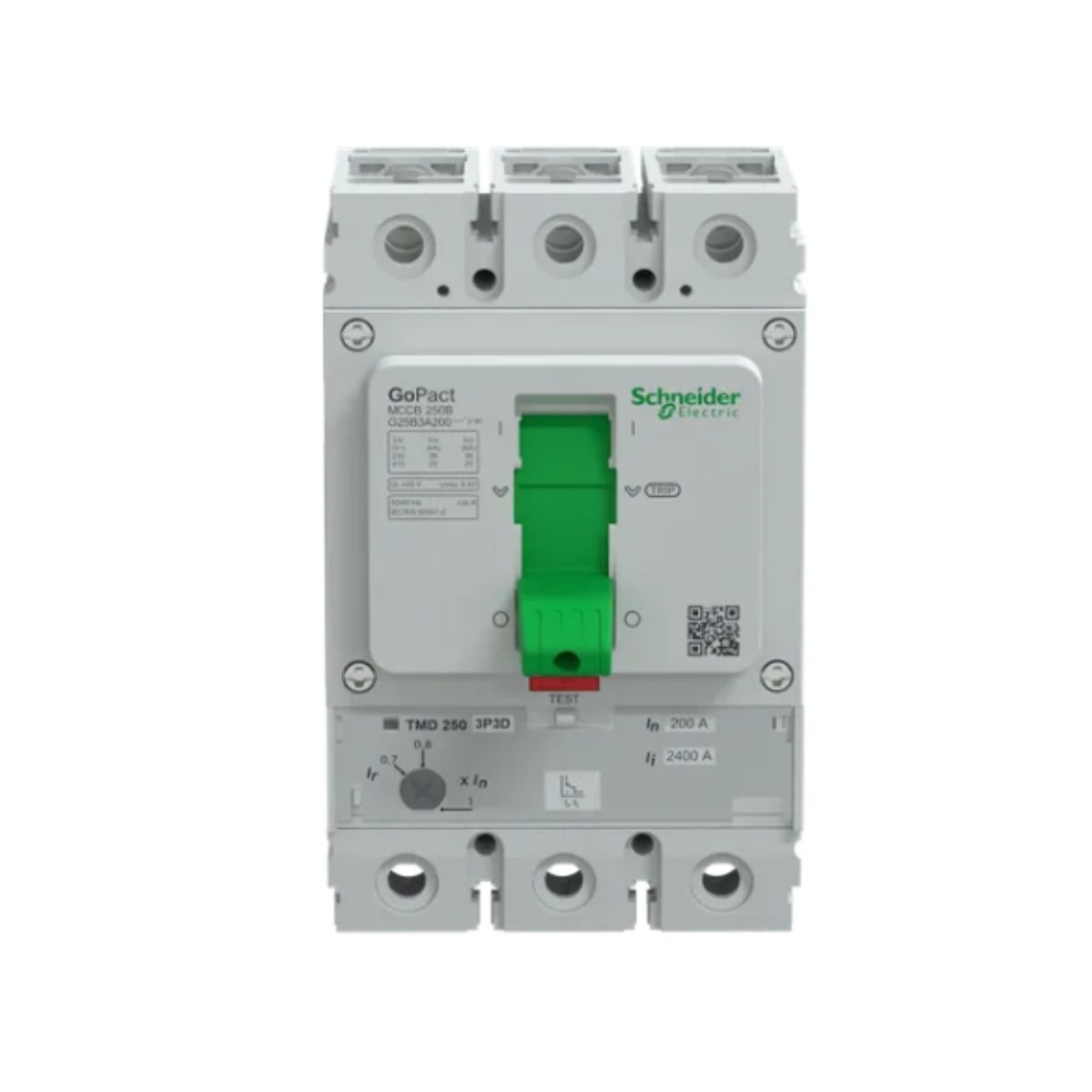 Disjuntor Caixa Moldada Tripolar 140-200A 25Ka 380/415V 50/60Hz - Schneider