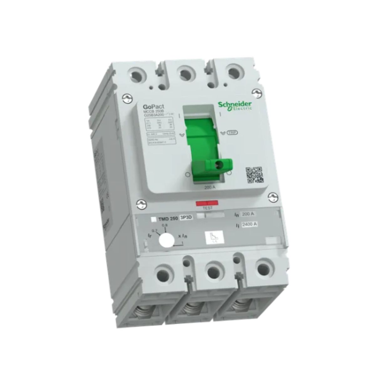 Disjuntor Caixa Moldada Tripolar 140-200A 25Ka 380/415V 50/60Hz - Schneider