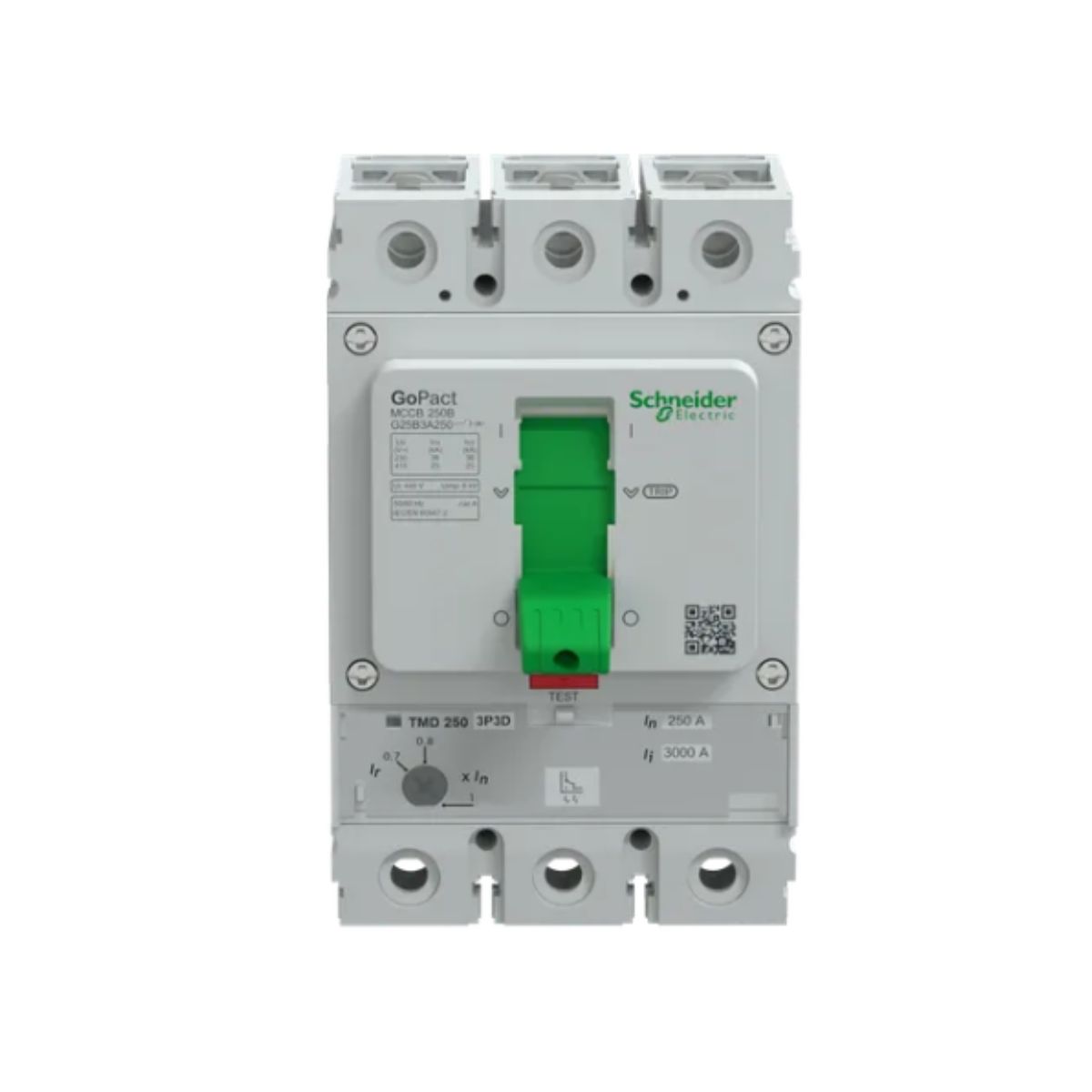 Disjuntor Caixa Moldada Tripolar 175-250A 25Ka 380/415V 50/60Hz - Schneider