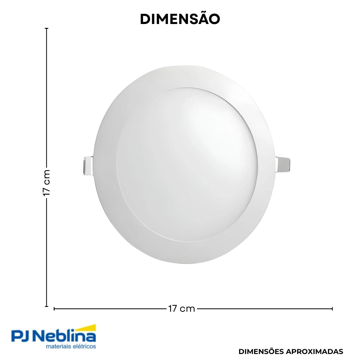Luminária Painel Led Embutir Red Bc 12W Bivolt 3000K Branco Quente 900Lm Difusor Poliestireno - Bellalux